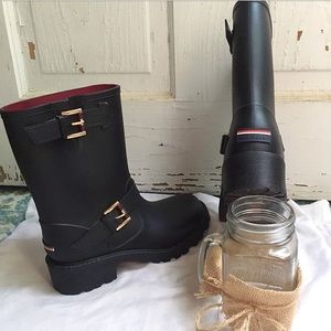 Tommy Hilfiger Moto Rain Boots
